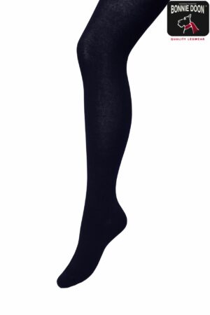 Bonnie Doon Strumpfhose "Navy" Gr. 38-40/Medium, 80%Bio-Baumwolle, Einfarbig