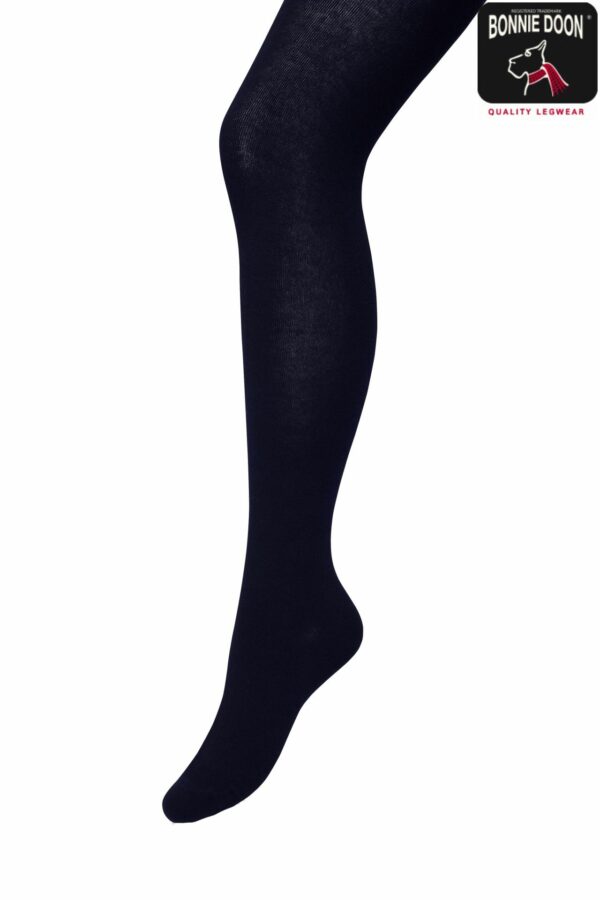 Bonnie Doon Strumpfhose "Navy" Gr. 38-40/Medium, 80%Bio-Baumwolle, Einfarbig