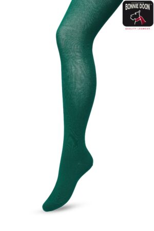 Bonnie Doon Strumpfhose "Trekking Green" Gr. 42-44/X-Large, 80%Bio-Baumwolle, Einfarbig