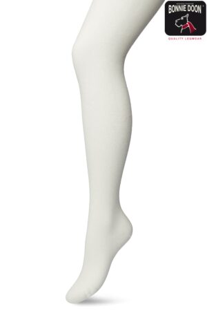 Bonnie Doon Strumpfhose "White" Gr. 42-44/X-Large, 80%Bio-Baumwolle, Einfarbig