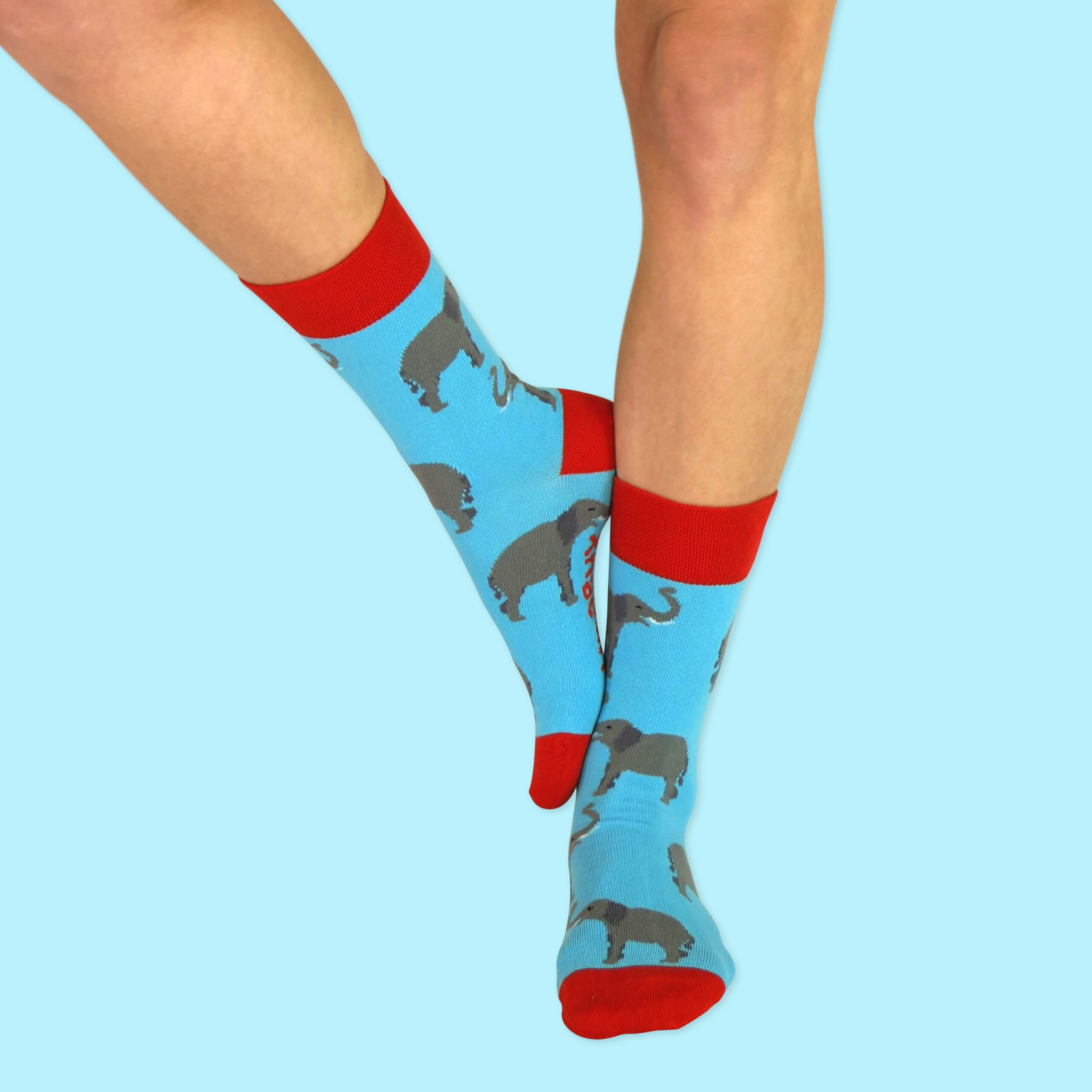Unabux Socken "Elephantasticals" Gr. 36-40, Komfortbund