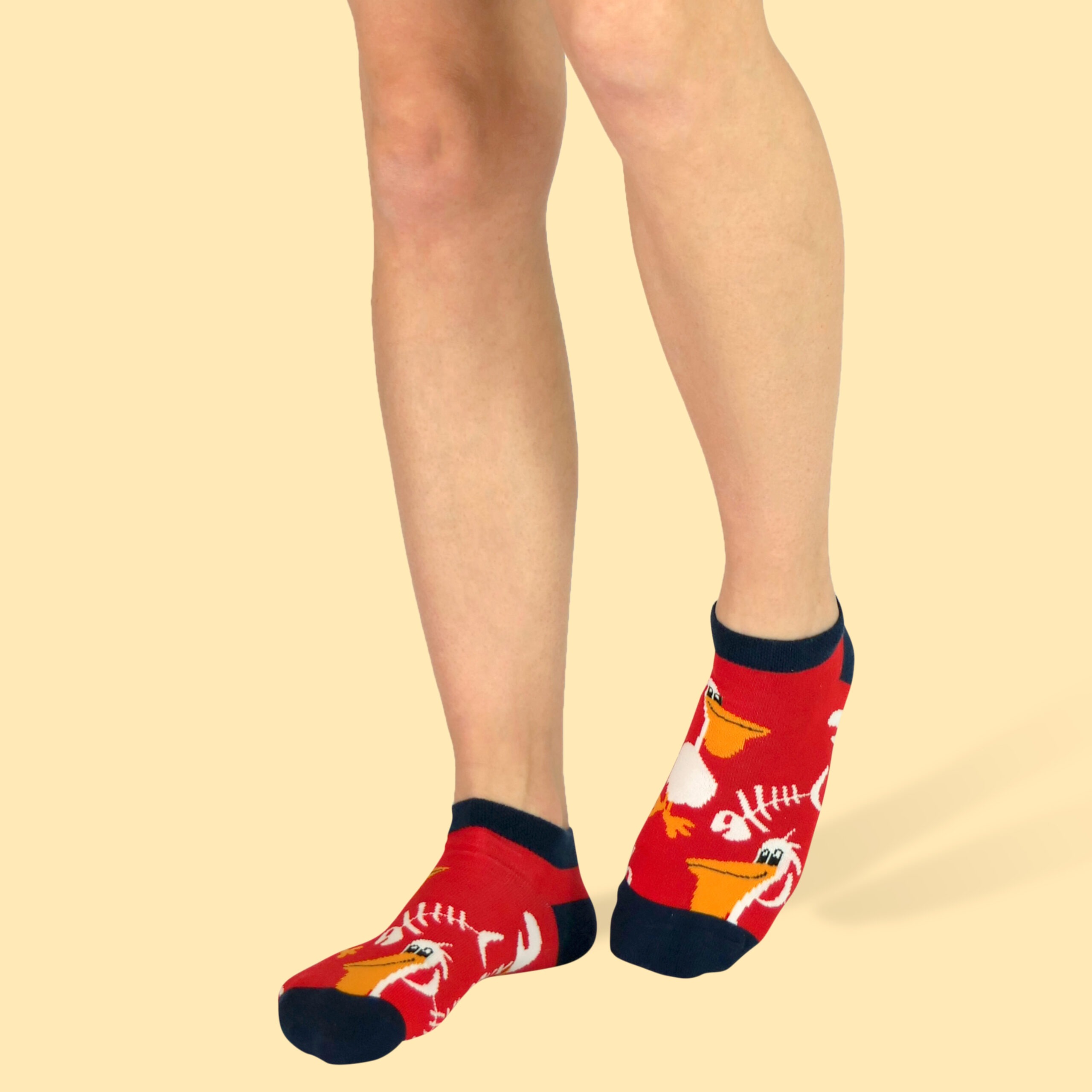 Unabux Sneaker-Socken "Peewee" Gr. 36-40, mit Komfortbund, 80%Baumwolle