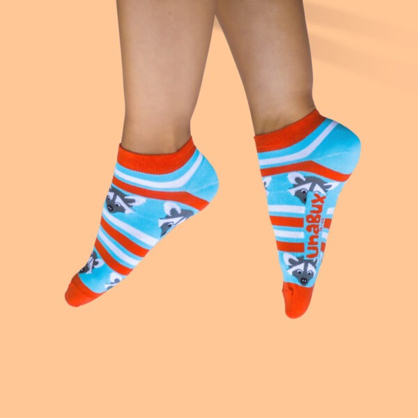 Unabux Sneaker-Socken "Coon" Gr. 41-46, mit Komfortbund, 80%Baumwolle