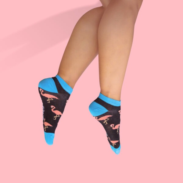 Unabux Sneaker-Socken "One Foot" Gr. 41-46, mit Komfortbund, 80%Baumwolle