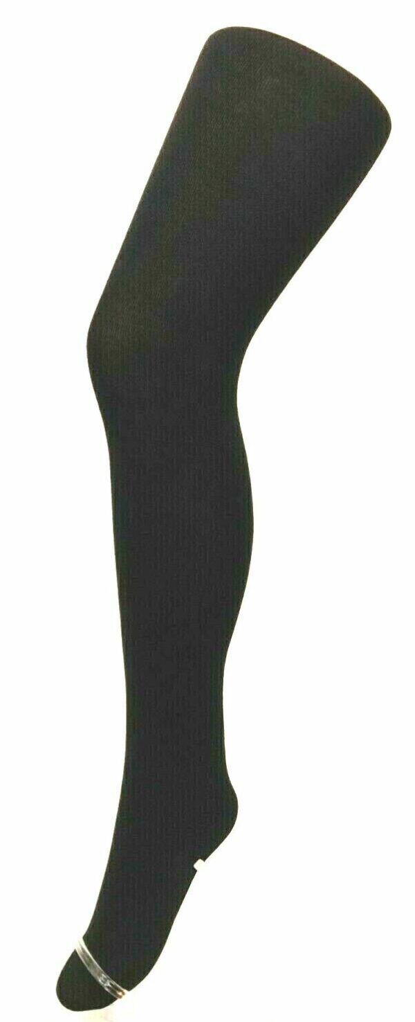 Qano Damen Strumpfhose Komfort Fit-Übergröße "Schwarz" Gr. 52-54, 80%Baumwolle