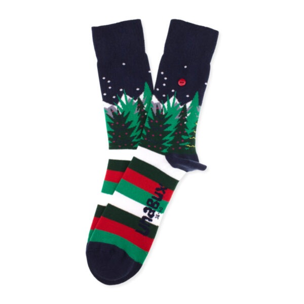 Unabux Socken "Winter World" Gr. 41-46, 80%Baumwolle, mit Komfortbund