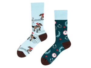 Todo Themen-Socken "Lucky Horse" Gr. 43-46, Komfortbund, Baumwolle