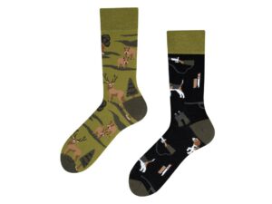Todo Themen-Socken "Hunting" Gr. 35-38, Komfortbund, Baumwolle