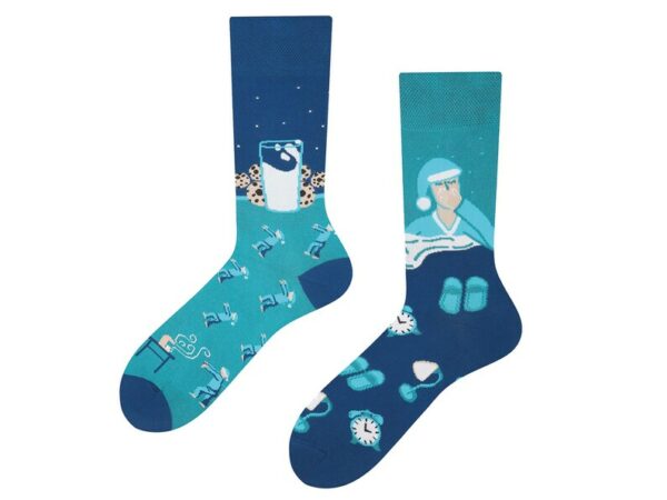 Todo Themen-Socken "Sleep Mood" Gr. 39-42, Komfortbund, Baumwolle